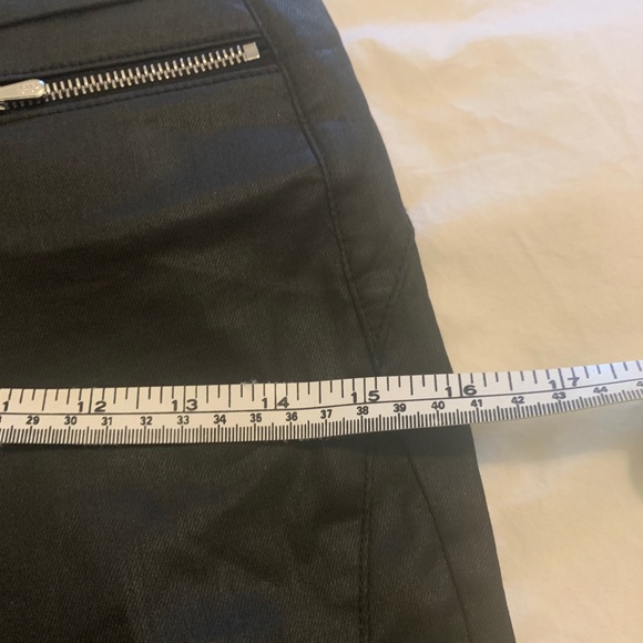 3x1 JEANS BLACK COATED WITH BOTTOM ZIPPERS - Picture 7 of 10